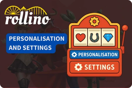 Rollini Personalisation and Settings Options